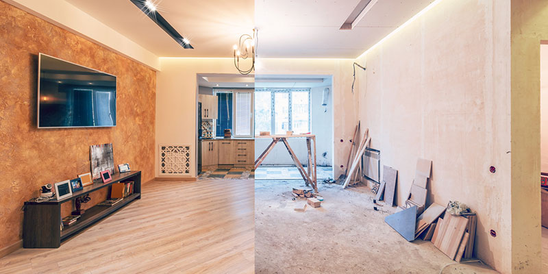 wide range of home renovations
