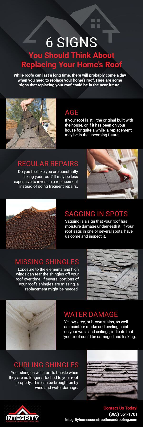 Six Signs You Should Think About Replacing Your Home’s Roof